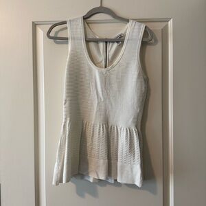 Autumn cashmere peplum top